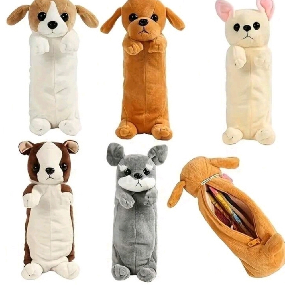🤎 ▪️ brown 🐕 doggy Pencil Case ✨️🤎